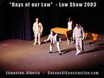 On Stage - DAYS OF OUR LAW CLICK FOR ENLARGED PHOTOS