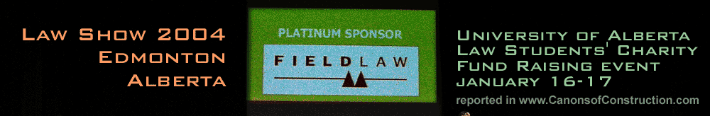 Law Show 2004 - annual charity fund raising stage show by U.Alberta Law Students